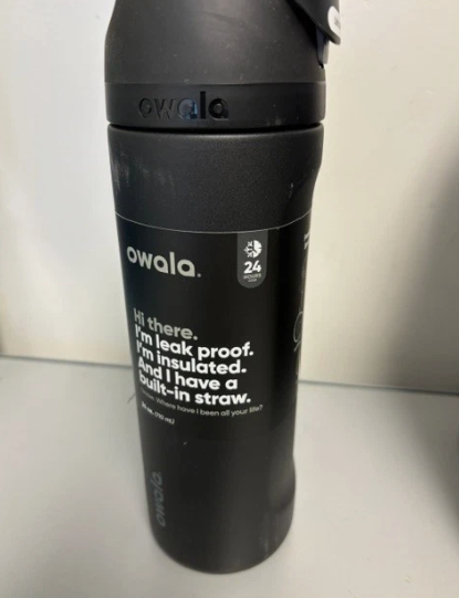 Owala 24 oz Water Bottle Black - Brand New With Slight Blemish Scratch or Dent